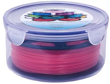 o ThoDiProducts o Filament Dose, luftdicht, stapelbar. Runde Trockenbox in Premiumqualität für die Lagerung üblicher Filamentrollen bis 1kg für 3D-Drucker (1 Stück)