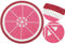 ALPHA Living HOME Elegante Tischsets mit Perlen in Hot Pink, 33 cm, runder Platzteller – handgefertigte Glasperlen-Tischsets für Ess- und Couchtischdekoration
