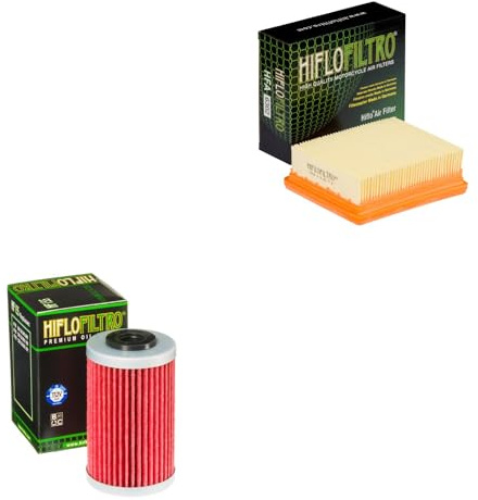 DB PARTS Luftfilter und Ölfilter Set kompatibel mit KTM 125 Duke 2011-2018