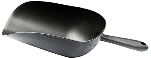 Lightweight Charcoal Shovel For BBQ Scoop Multi-function Spoon Kitchen Handy Scoop Quality Made Black Garden Scoop Shovel Garden Scooper With Handle