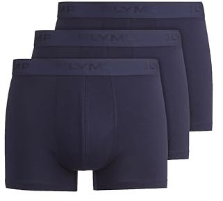 OLYMP Herren Boxershorts 3er-Set,Untershosen,Pants,Shorts,Unterwäsche,Basics,Einfarbig,Anliegende Passform