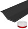 300Cm Garage Door Sealing Strip - Weatherproof Rubber Strip for Various Door Sizes (Black)