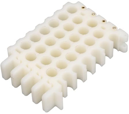 Cable Hole Comb, Compact Matrix Hole Structure Design, 9mm Hole Diameter Convenient and Practical Tool for CAT 5, CAT 6, CAT 7 Cable (6x4 Holes)