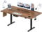 Flamaker Höhenverstellbarer Schreibtisch 180x80 cm,25MM Ganze Tischplatte mit Bürstenloser Motor,Stabiler Ergonomischer Steh Schreibtisch elektrisch höhenverstellbar mit Kabel Management Tray