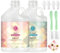 Epoxy Resin Kit - 1 Gallon/3.78L Upgrade Formula Resin Kits for Beginners Crystal Clear Epoxy Resin Glue Moulds, High Gloss Transparente Uv Resin Keyring Jewelry River Table Tops DIY Art Kit