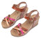 Yokono Sandalo con Zeppa CADIZ-256 Rosa