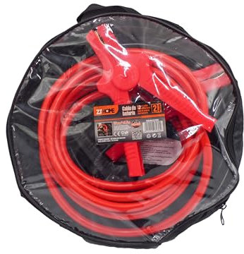 Cables de Arranque 3.5m – Kit con Pinzas batería reforzadas y Cables Arranque 12V 24V. Compatible con Autos, Motos, SUV y Camiones Booster batería y arrancador Coche portátil.