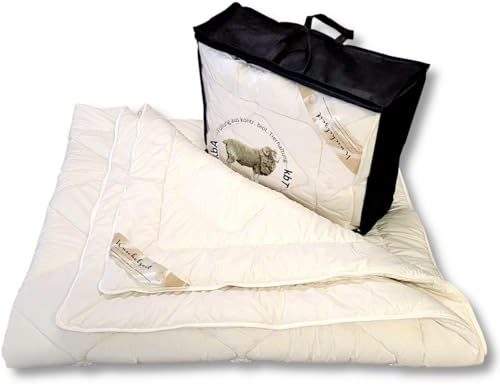 Meivita Bio Merino Schafschurwolle Ganzjahresdecke aus KBA und kbT in 240x220 cm