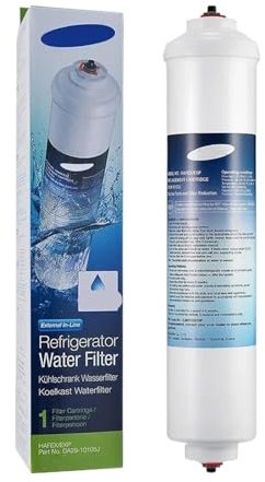 HWVSRKCO Filtro dell'Acqua for Frigorifero, Compatibile con Samsung, DA29-10105J, Compatibile con HAFEX/Exp, WSF-100 Aqua-Pure Plus LG 5231JA2010B GE GXRTQR(C)