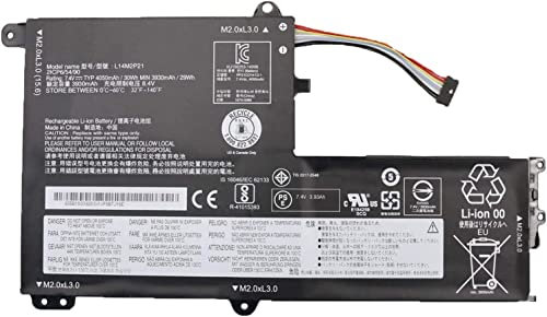 Batterie de rechange pour ordinateur portable Lenovo IdeaPad 330S-14AST 330S-14AST 330S-14IKK 7,4 V 30 Wh L14M2P21 5B10Q39206 5B10W67199 B 330S Série 15ARR 330S-15AST 330S-15IKB