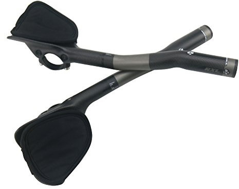 RXL SL triathlon aufsatz rennrad triathlon lenkeraufsatz 31.8mm 3K matt grau 340mm Triathlon Lenker