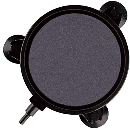 SLOCME 4 Inch Aquarium Air Stone - Air Bubble Stone with Suction Cup Dissolving Oxygen Diffusers Air Pump Accessories for Aquarium Fish Tank