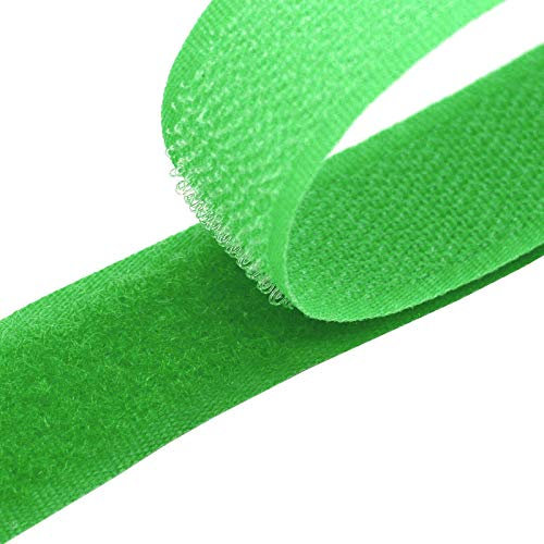 4m Klettband zum Nähen 20mm Flausch- & Hakenband 50 Farben Klettverschluss, Größe:20mm, Gurtband:684 grün