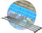 Meerwasser Aquarium - LED-Licht 50cm, 4 Leisten, 2xTageslicht + 2X Blau + Trafo