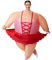 dressforfun 301319 Selbstaufblasbares Unisex Kostüm Ballerina | Batteriebetrieben | Uneingeschränkte Bewegungsfreiheit
