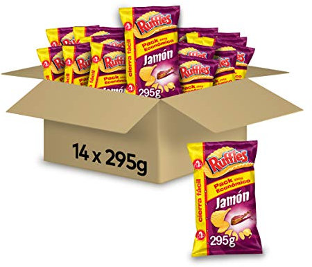 Ruffles Jamon 295 g - Pack de 14