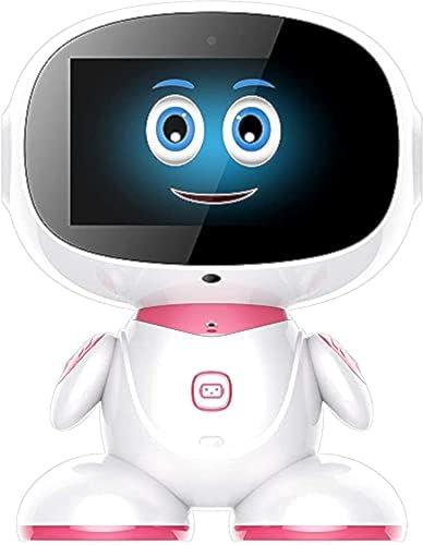 Misa Robot familial programmable certifié KidSafe rose, jouet multifonction intelligent pour la marche, compagnon d'apprentissage intelligent STEM, assistant personnel IA multilingue, cadeau