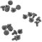 sparefixd Pan Support Hob Buffer Kit x 20 to Fit AEG 50280807004