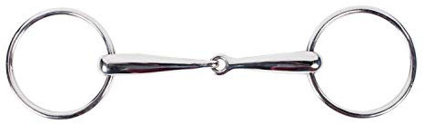 NETPROSHOP Edelstahl Wassertrense Gebiss einfach gebrochen 10,5-14,5cm, Groesse:115