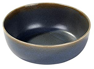 Lambert Bacoli Schüssel, klein Stoneware mit Reaktivglasur, Basalt H 6,5 cm, Ø 17 cm 21581