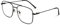 GQUEEN Pilot Stil Fake Brille Ohne Stärke Damen Herren Retro Metallrahmen UV400