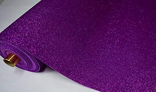 Fabrics-City Eva MOOSGUMMI 2MM 90X20CM Oeko-TEX BASTELSTOFF Stoff Stoffe (Lila-Glitzer, 90x20cm)