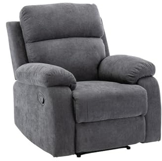 Vente-unique-Relaxsessel Fernsehsessel - Stoff - Anthrazit - TOLZANO