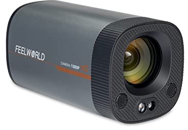 FEELWORLD HV10X Professional Live Streaming Camera Full HD 1080P 60fps USB3.0 HDMI with 10X Optical Zoom Auto Focus Microphone Support Remote Control
