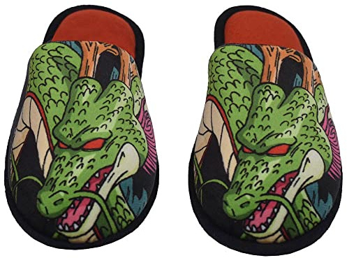 CYPBRANDS Dragon Ball Hausschuhe offen, weich, offizielles Produkt Shenron, 42/43 EU