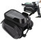 Fahrrad Handytasche, Fahrrad Rahmentasche, PU Leder Wasserdicht Transparent Sonnenblende, Seitentaschen Stabil Langlebig Fahrrad Handytasche für Telefone Unter 7,2 Zoll