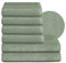 BEAUTEX Handtuch-Set Premium Frottier Sets Made in Europe, 100% Baumwolle 550g/m², Oeko-TEX Zertifiziert (Set: 4 Hand-, 2 Badetücher in Eisberg-grün)