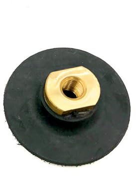 Accesorios de pulidora rotativa de 3 pulgadas (M14), almohadilla de respaldo de gancho y bucle con adaptador de taladro, almohadillas de lijado de placa trasera de lijadora orbital