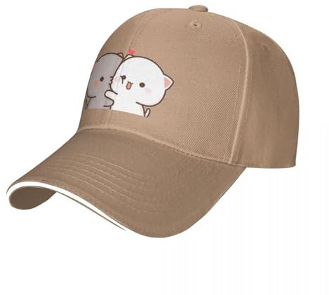 Basecap Goma Kissing Peach Baseball Cap schwarz Sonnencreme Wild Ball Hut Trucker Cap Damen Hüte Herren