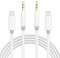 Apple MFi Certified Aux Cord for iPhone, 2 Pack Lightning to 3.5mm Audio Jack Adapter, 3.3FT Lightning to Aux Cable for Car Home Stereo/Speaker/Headphone Compatible with iPhone 14 13 12 11 XS XR X 8 7