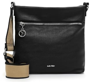 SURI FREY Umhängetasche Schultertasche Patsy Crossover Bag Black schwarz