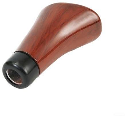 21) Pomo de palanca de cambios de madera de nogal para coche, actualización de lujo, se adapta a todos los tamaños de paso de rosca