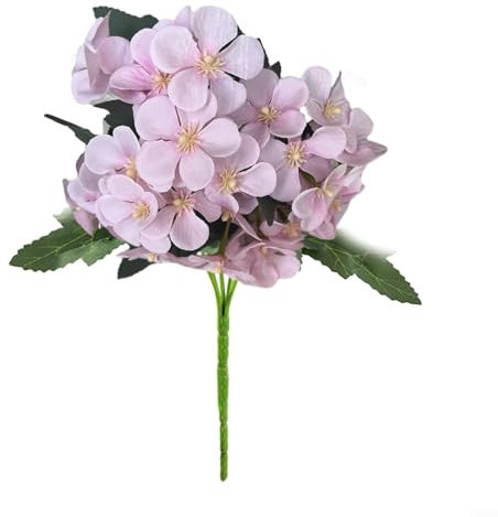 Künstliche Geranien in leuchtenden Farben, rot-rosa, für Eleganz in Ihrem Raum (Rosa)