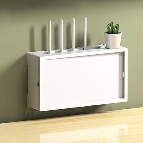 Onxyrbyte Router Schrank,Heizkörper Abdeckung WLAN Box,Router Verstecken,Router Box Wall Box,WiFi Router Aufbewahrungsbox Regal,Router Schrank Router Box,Für Wohnzimmer,Schlafzimmer,Büro