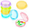 Bremorou Pillendose Klein 7 Stück Pillendöschen Pillendose Mini Pillenbox Klein Tablettendose Mini Kleine Tablettendose Mini Tablettendose für Unterwegs Pillendose Klein für Pille Lebertran