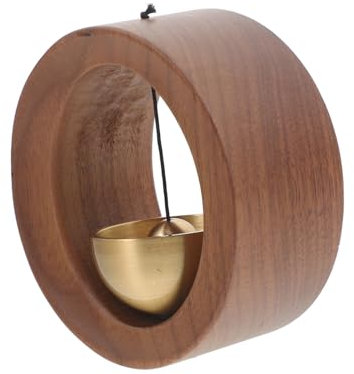 Campanello di apertura, campanello in legno 1 pz Decorazione campanello Vintage Campanello for porta Negozianti Campanello for porta Avviso di ingresso Campanello for porta Ornamento Campanello for po