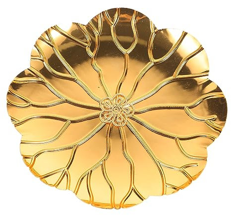 MAGICLULU Bandeja De Aleación De Zinc Para Pasteles Ideal Para Fiestas y Eventos