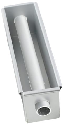 Moules à cake - Mini moules à cake antiadhésifs en silicone et céramique - Moules à cake français en alliage d'aluminium - Long moule à cake avec tube amovible - Parfait pour la cuisson du pain et