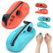 Gaming Controller Mouse for Joy-Con 2 Hand Grips, Mini Portable Mice for Drag x Drive, Metroid Prime 4: Beyond Game Accessories - Compatible with Nintendo Switch 2 2025 (Blue *1 Orange *1)