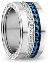 BERING Damen Ring in glänzendem silber - Arctic Symphony Collection aus Edelstahl - Berkel 10