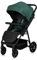 LIONELO Mira Kinderwagen bis 22 kg, von 6 m bis 4 Jahren, Räder 360° drehbar, Gesamtdämpfung, Rückenlehne und Fußstütze verstellbar, XXL-Vorzelt UPF50+, großer Korb bis 3 kg (Grün)