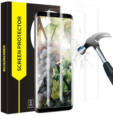 Bodyguard [2 Pack Verre Trempé pour Samsung Galaxy S9 Plus Films [Couverture transparente 3D] [Bubble Free] [Tactile sensible] [Dureté 9H] [Anti Rayures] Ultra Slim HD Protection Écran pour S9 Plus