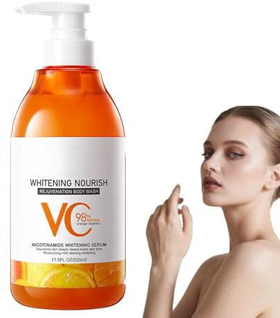 Vitamin C Niacinamide Body Wash,Vitamin C Nourish Rejuvenation Body Wash,Deep Cleansing and Exfoliating Shower Gel,Smoother-Looking Skin