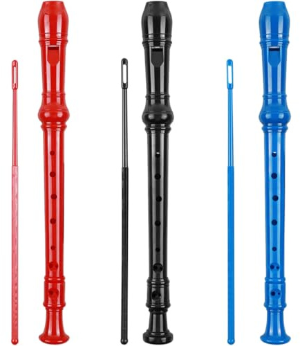 VICASKY 3sätze Junge Mädchen Klarinette Übungsinstrument für Schüler Tragbares Blasinstrument Musikinstrument für Anfänger