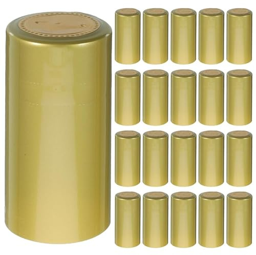 BESPORTBLE Film Thermorétractable pour Le Vin 50 Pièces Capsules Rétractables pour Bouteille De Vin Accessoire De Bouteille De pour Fermeture Et Décoration