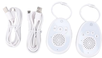 Irfora Babyphone, 2-Wege-Audio-Soundmaschine, Tragbar, Sprachaktiviert, Schlaflieder, Timer für, Kleinkinder